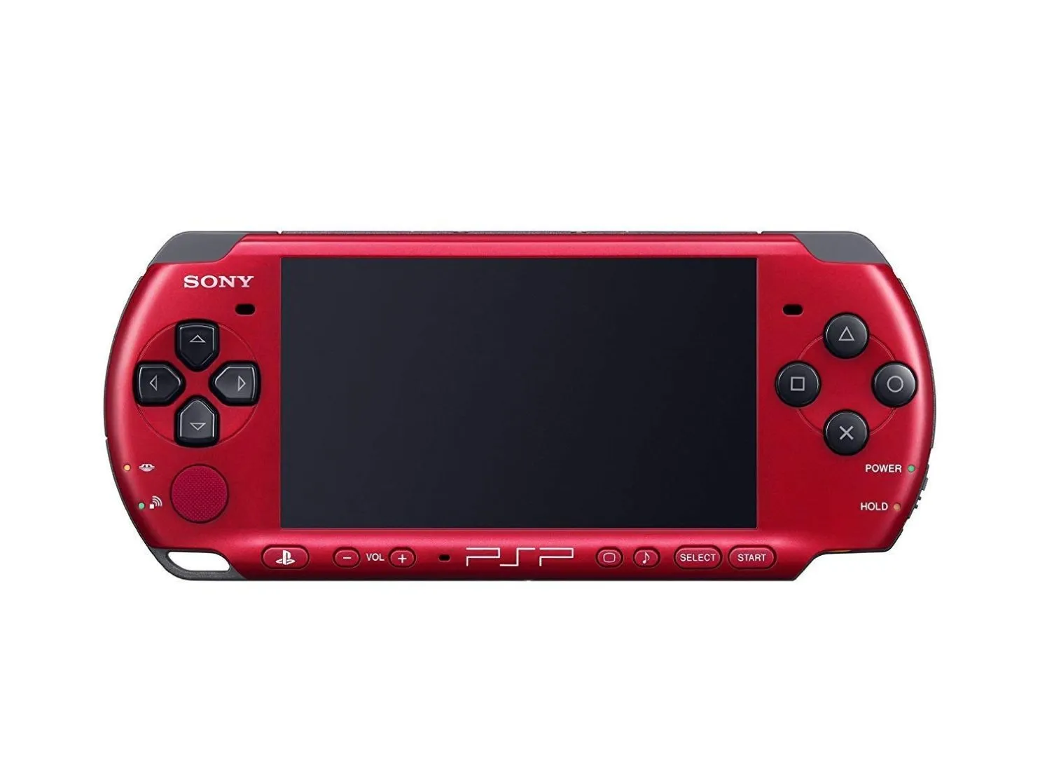 Sony Playstation Portable PSP 3000 Series Handheld Gaming Console System (Red/Black) (Renewed)