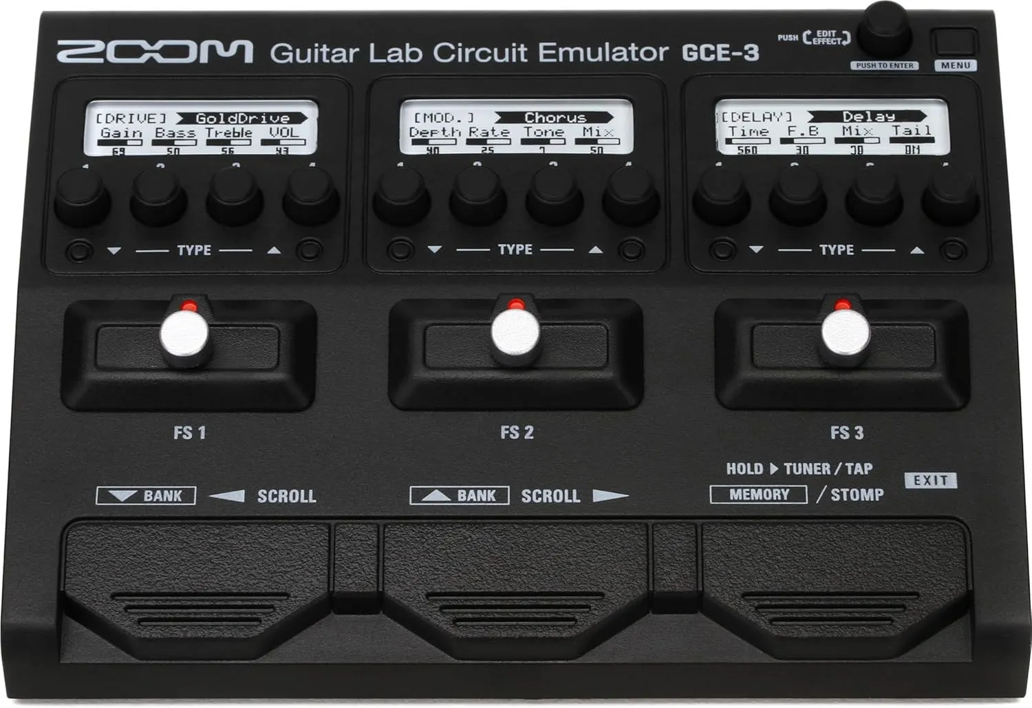 Zoom GCE-3 Guitar Lab Circuit Emulator USB Audio Interface