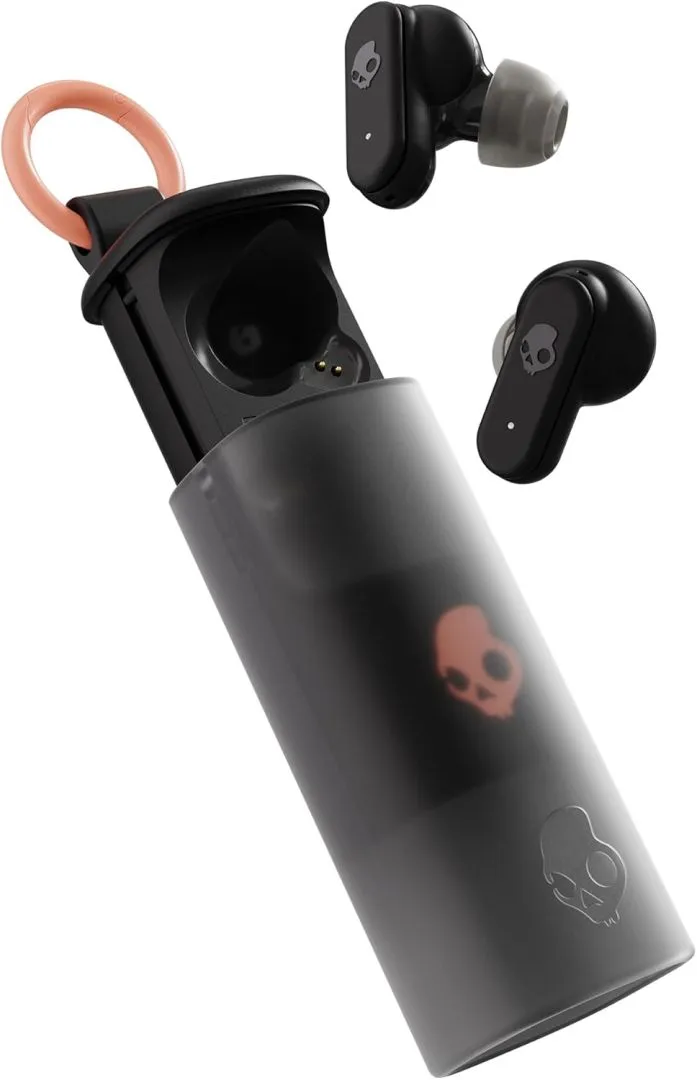 Skullcandy Dime Evo in-Ear Wireless Earbuds, 36 Hr Battery, Microphone, Works with iPhone Android and Bluetooth Devices, True Black