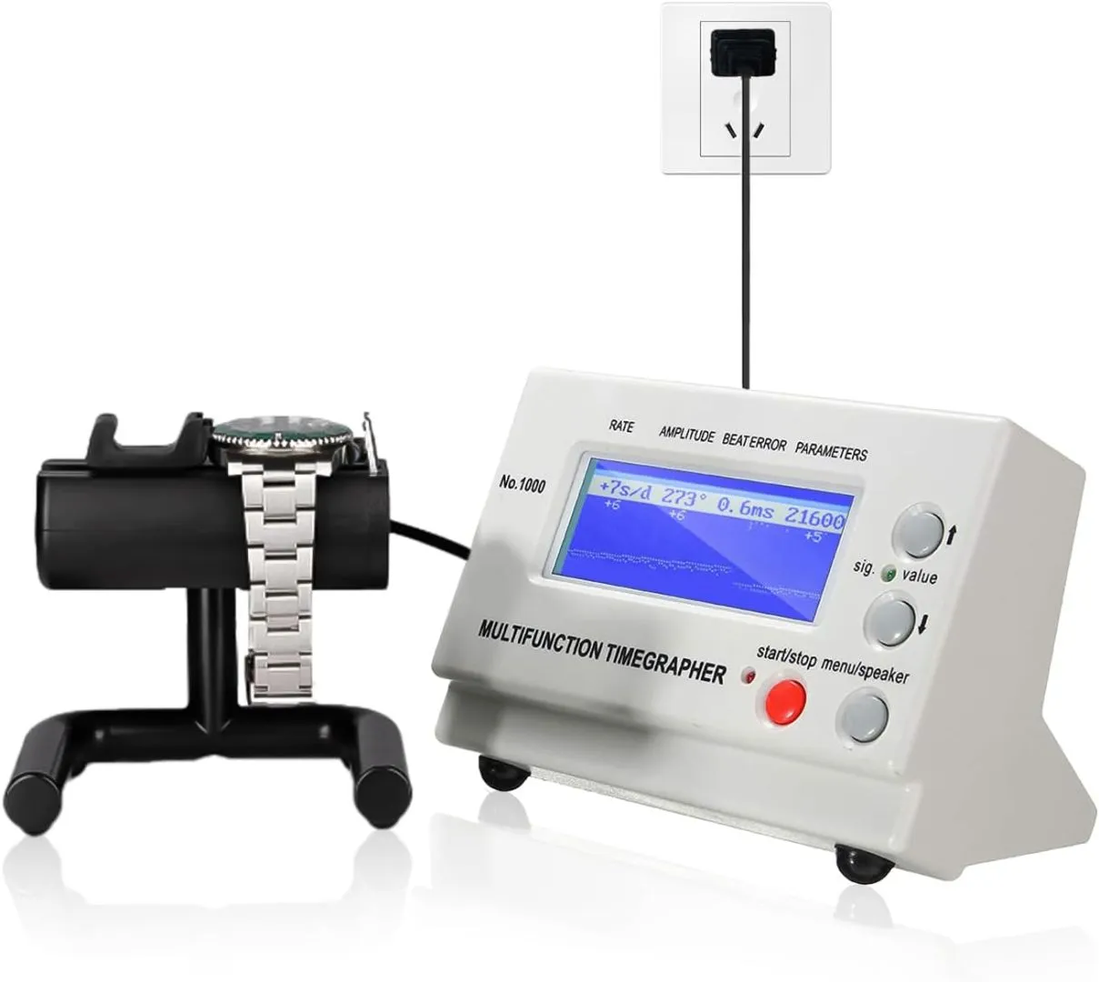 SWANSOFT Timegrapher No.1000, Multifunctional Watch Tester, Watch Timing Machine for Watchmaker, Watch Calibration Tool for Mechanical Watches