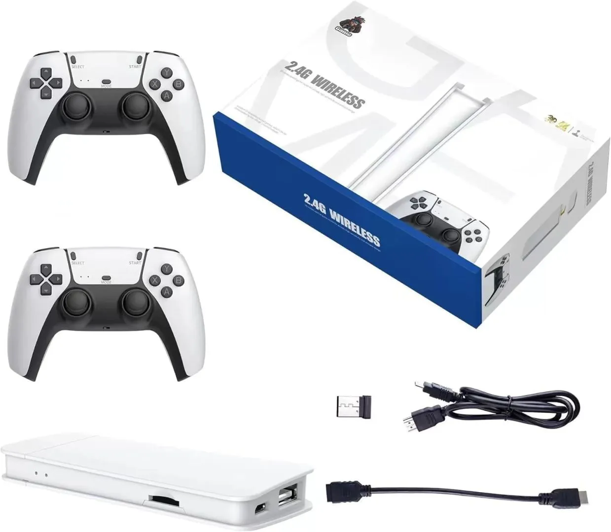 M15 Wireless Retro Game Console Stick, Nostalgic Game Stick, Plug and Play TV Video Game Stick, 23 Classic Emulators Built in 128G TF Card & 30000 Games, 2.4g Wireless controlle,4K HDMI Output (128G)