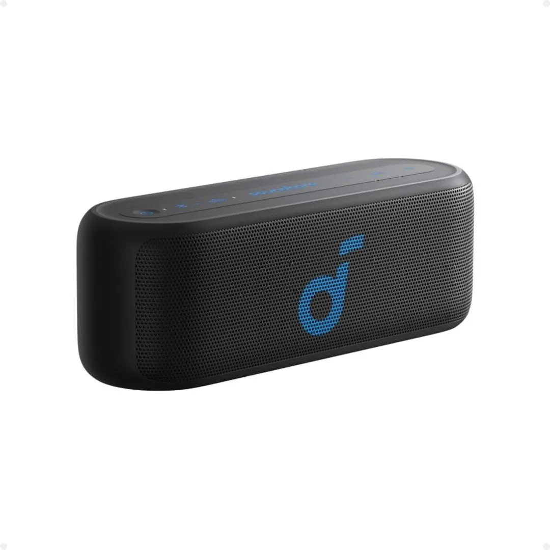 Soundcore Select 2S Bluetooth Speaker By Anker, Portable with 20W Stereo Sound, BassUp, 16H Playtime, Wireless Stereo Pairing, IPX7 Waterproof, Electronics for Home, Shower, Hiking, Outdoor Adventures