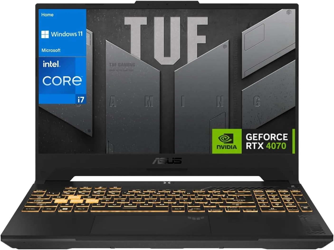 ASUS TUF 15.6 i7 RTX 4070 Gaming Laptop, 15.6" FHD 144Hz Display, Intel Core i7-13620H (Beats Intel i9-12900), NVIDIA GeForce RTX 4070, 64GB DDR5 RAM, 2TB SSD, RGB Backlit KB, Windows 11 Home