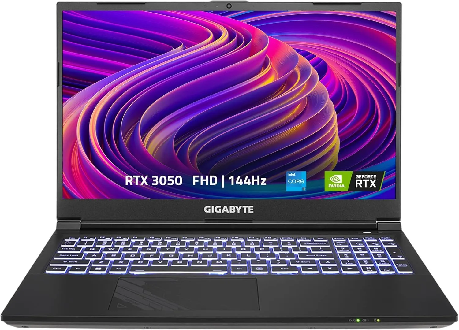 Gigabyte G5 ME: 15.6" FHD 144Hz, NVIDIA GeForce RTX 3050 Laptop GPU 6GB GDDR6, Intel Core i5-12500H, 16GB Memory, 512GB SSD, Win11 Home, Gaming Laptop (G5 ME-51US213SH) (Renewed)