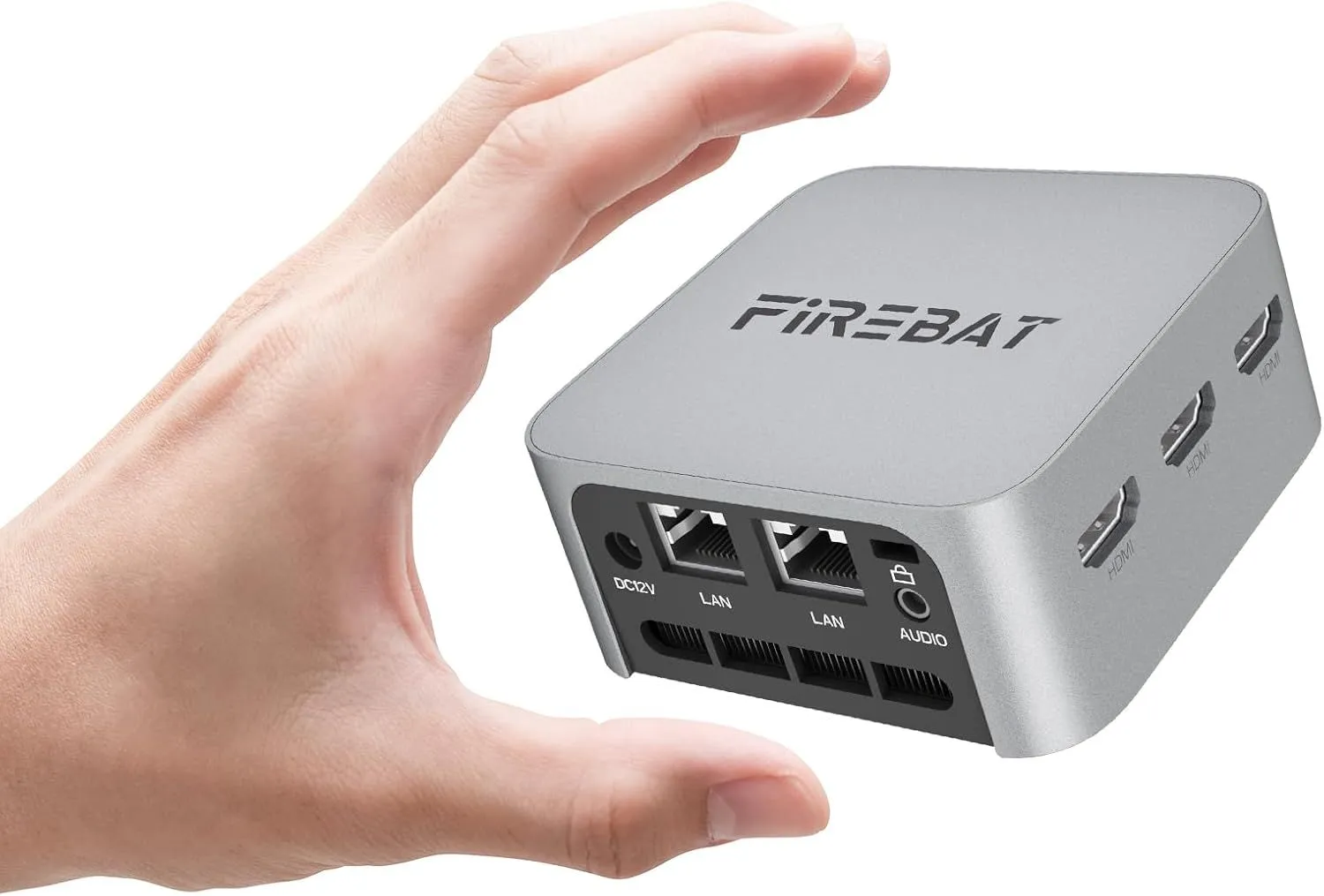 Mini PC, Intel 12th Gen N100 (4C/4T, 6M Cache, 3.4GHz), 16GB LPDDR5 512GB M.2 SSD, Windows 11, Mini Desktop Computer 4K Dual Display/USB3.2/WiFi6/BT5.2/1000M LAN for Office/Business/Home