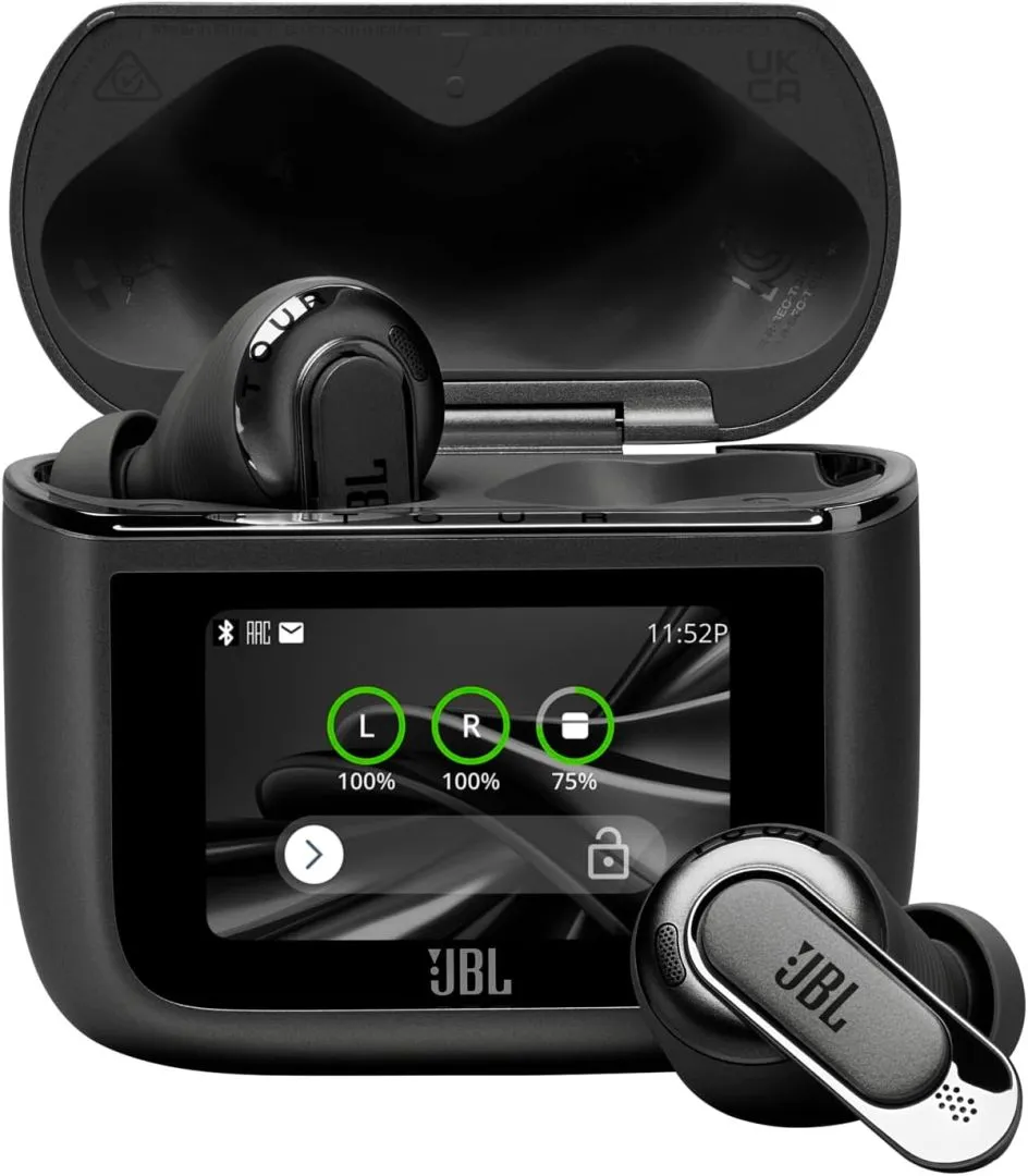 JBL Tour Pro 3 - True Wireless Noise Cancelling Earbuds with Smart Charging Case™ - Black