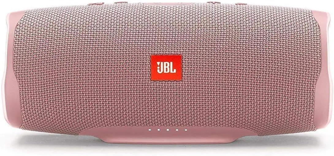 JBL Charge 4 Waterproof Portable Bluetooth Speaker- Pink (Renewed)