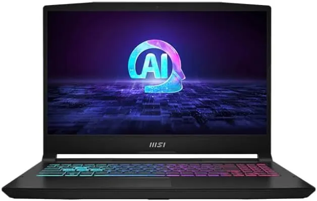 MSI Katana A15 AI B8VF Gaming Laptop 2024, 15.6" FHD IPS 144Hz, AMD Ryzen 7 8845HS 8-Core, NVIDIA GeForce RTX 4060 8GB, 64GB DDR5 4TB SSD, RGB Backlit Keyboard, Wi-Fi 6E, Win10 Pro, COU 32GB USB