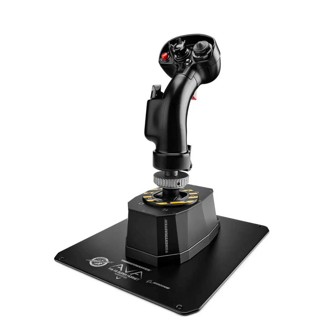 THRUSTMASTER AVA Base & FA18 Super Hornet Flight Stick bundle on PC