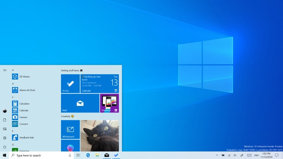 Windows 10 Build 18312 Brings Reserve Storage, Increased FLS Limits And More